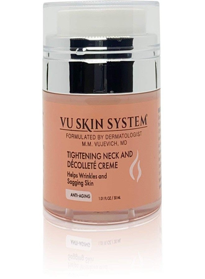 VU SKIN SYSTEM Neck and Decollete Creme – Anti Aging Neck and Decolletage Firming Cream Smoothes Skin to Reduce the Appearance of Sagging and Wrinkles (30 ml) - Image 2
